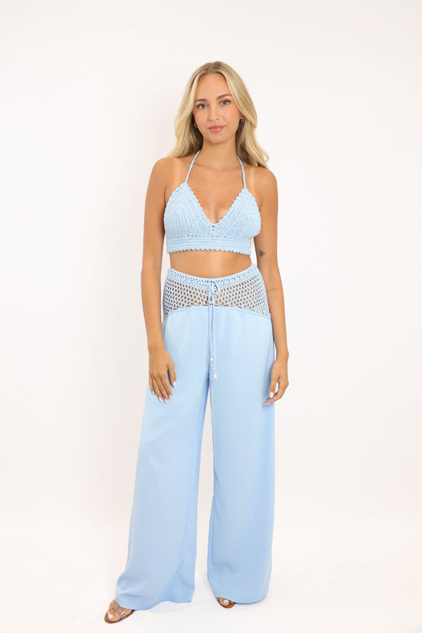 Lucia Crochet Pant Set