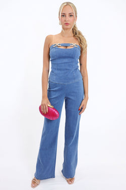 Natalie Denim Set