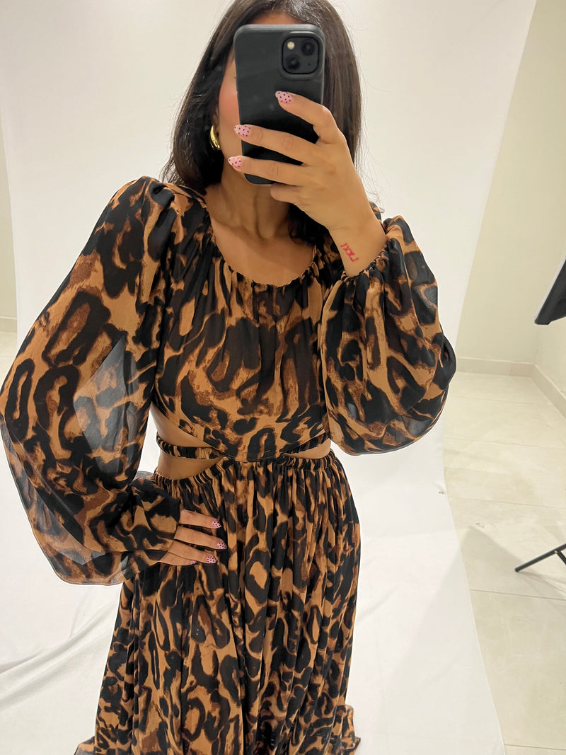 HYLDA Leopard Maxi Dress