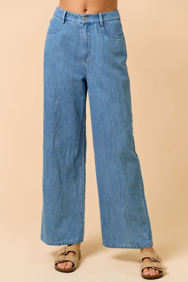 Lala denim pants