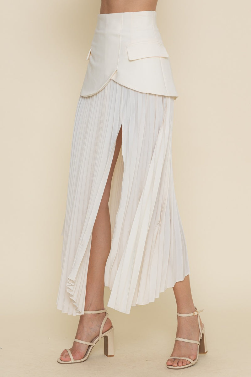Emilia pleated skirt