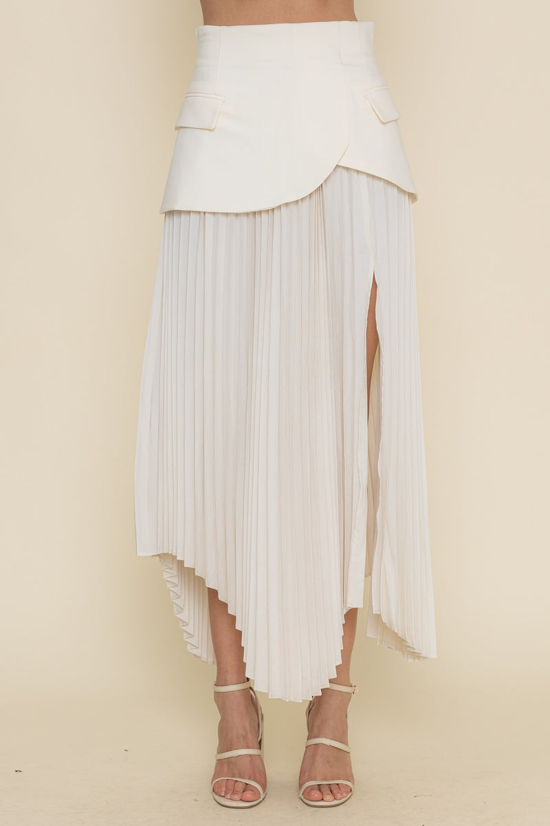 Emilia pleated skirt