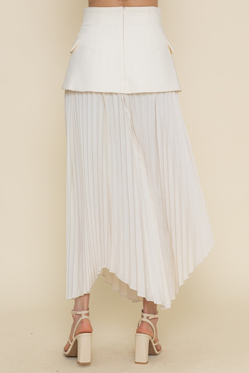 Emilia pleated skirt