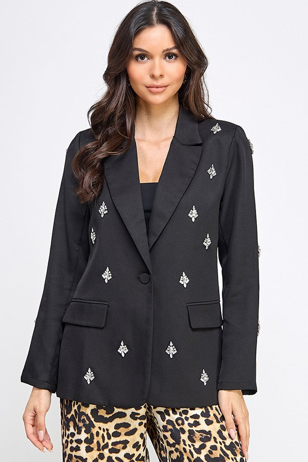 The Lucy rhinestone blazer
