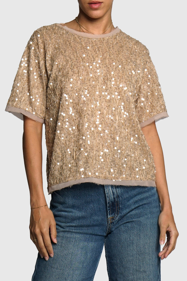 Majo Sequins Top