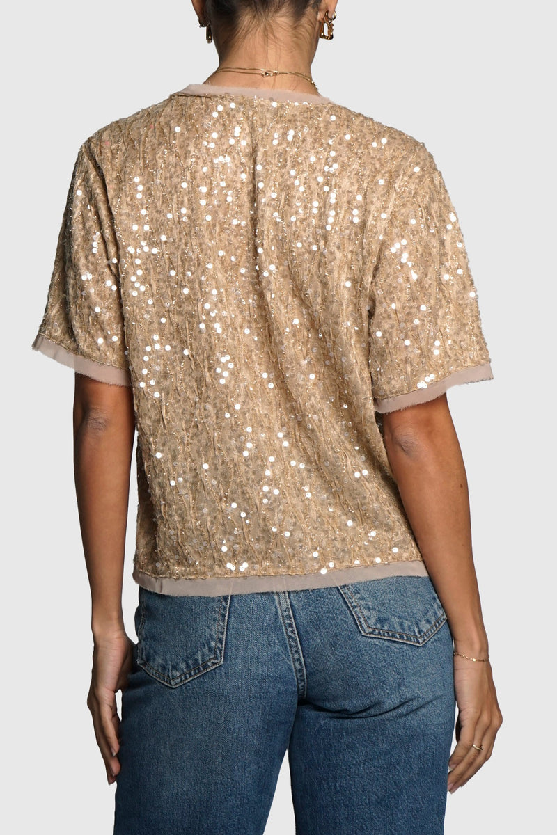 Majo Sequins Top