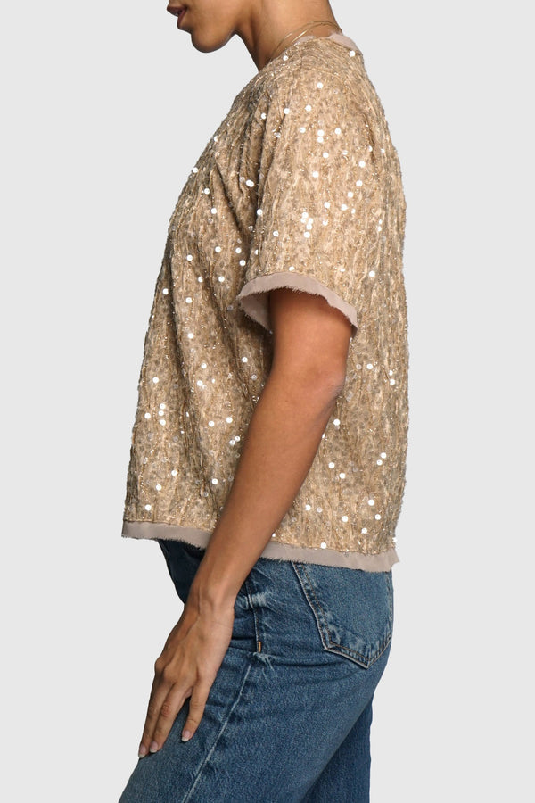 Majo Sequins Top