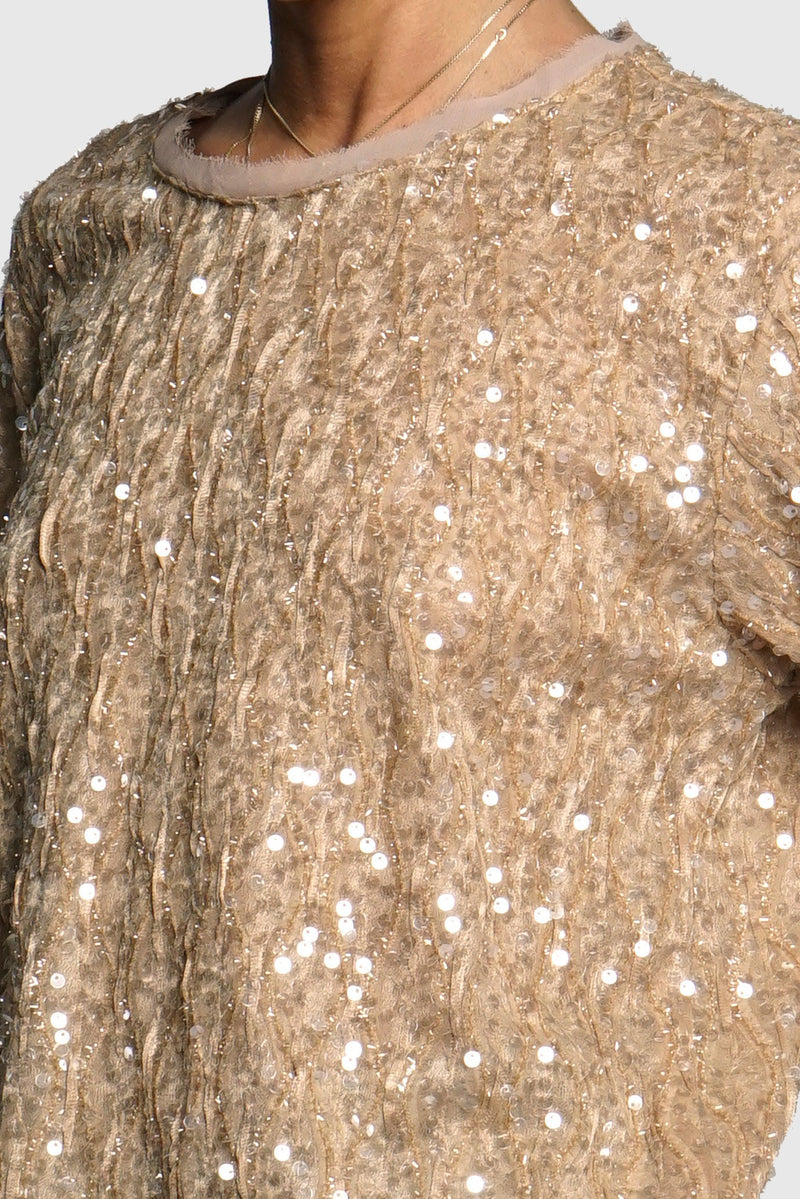Majo Sequins Top