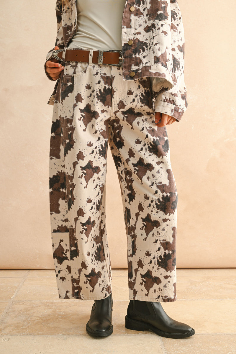 Adriana Cow Barrel Pants
