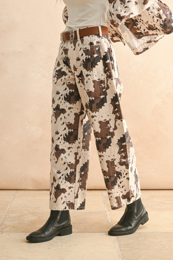 Adriana Cow Barrel Pants