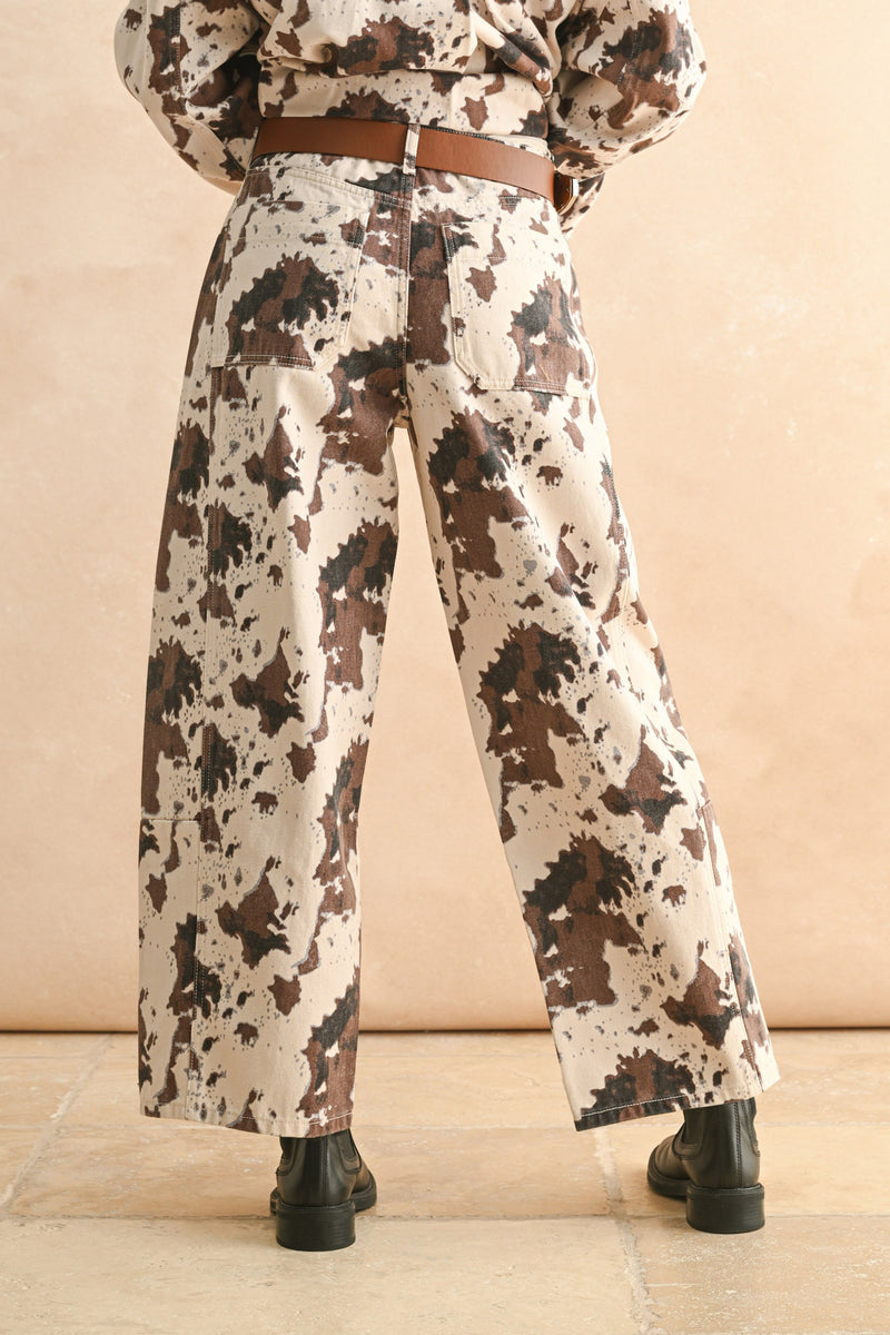 Adriana Cow Barrel Pants