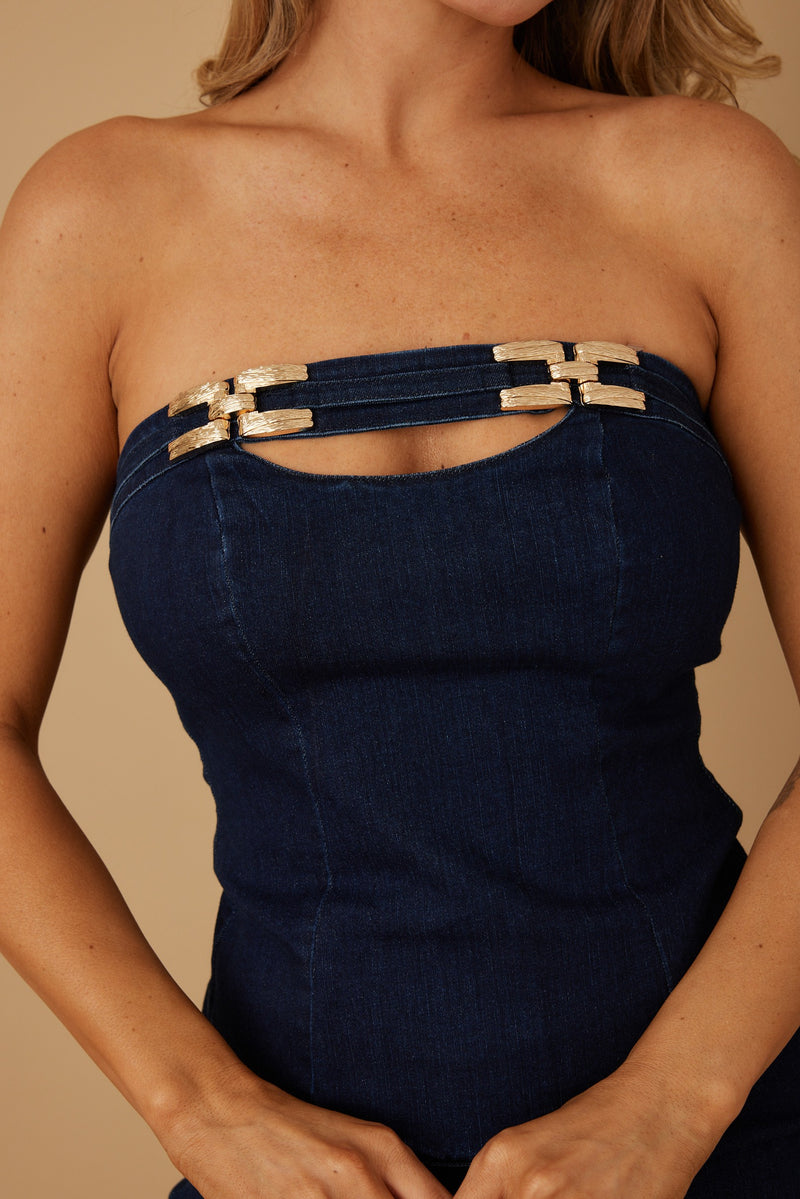 Natalie Denim Set