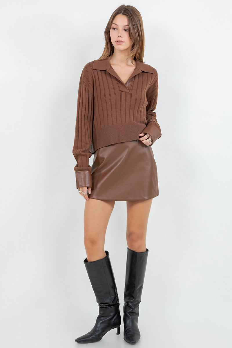 Lola Brown Sweater