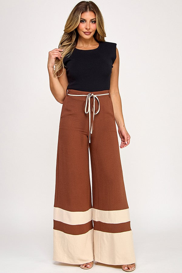 Yarimar Color Contrast Pants