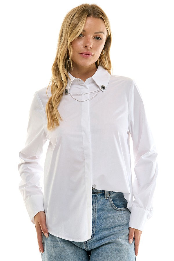 Kimberly button down top