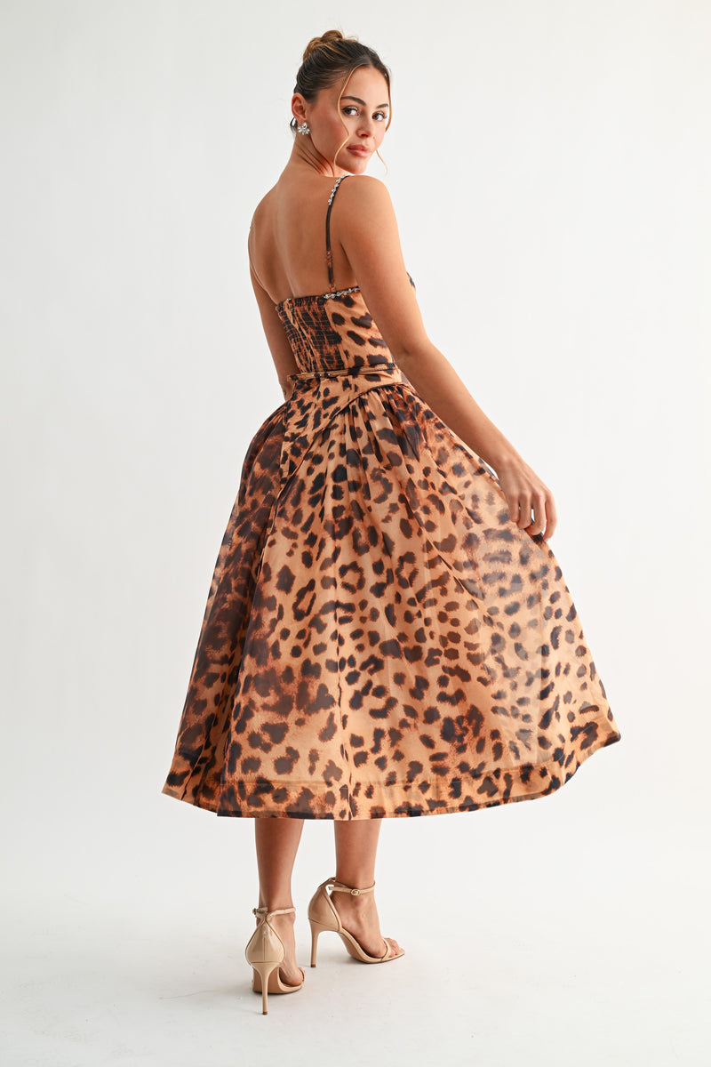 Lucia Leopard Dress