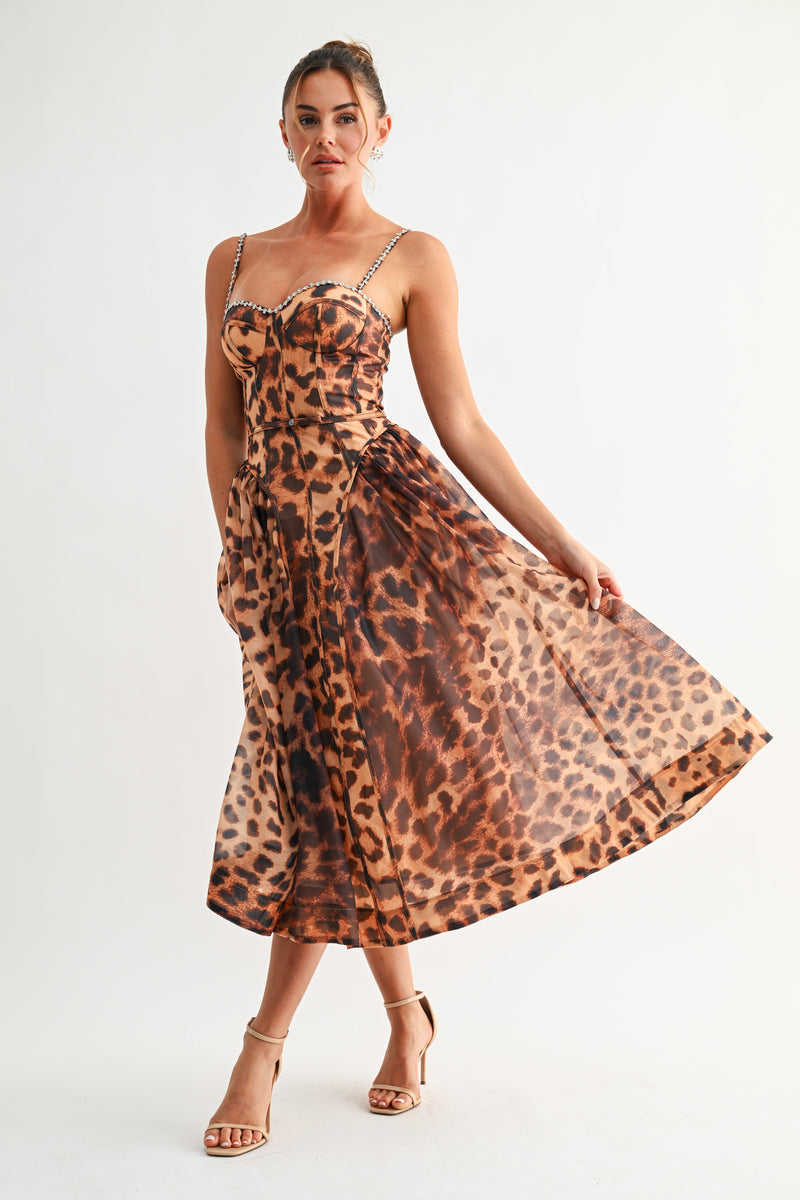Lucia Leopard Dress