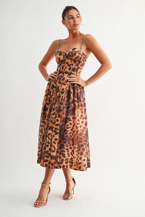 Lucia Leopard Dress