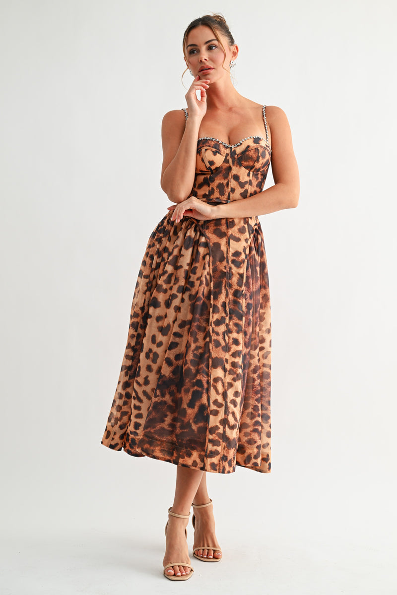 Lucia Leopard Dress