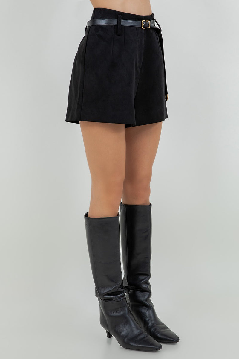Annie suede shorts