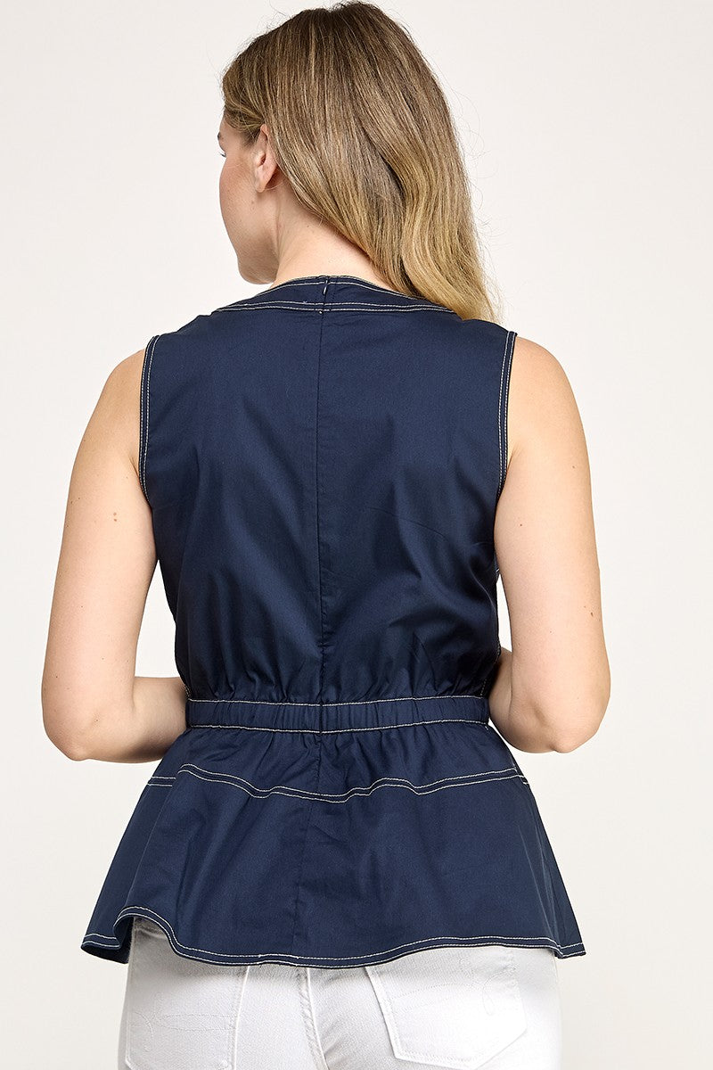 Pamela Belted Blouse