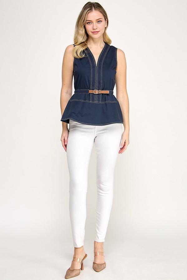 Pamela Belted Blouse