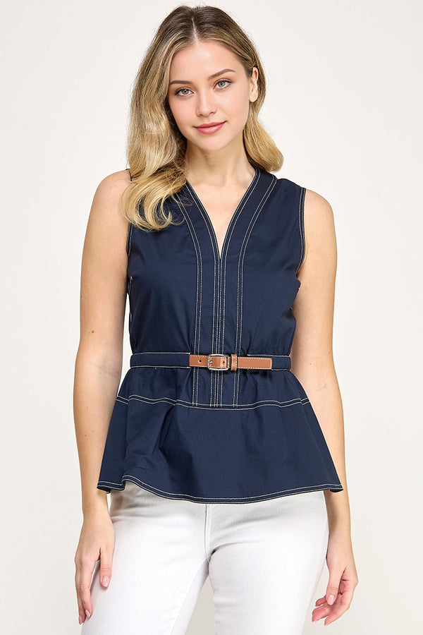 Pamela Belted Blouse