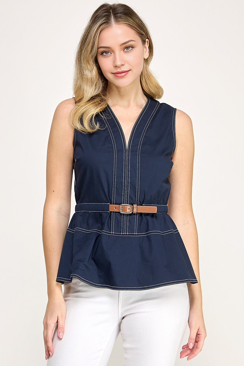 Pamela Belted Blouse
