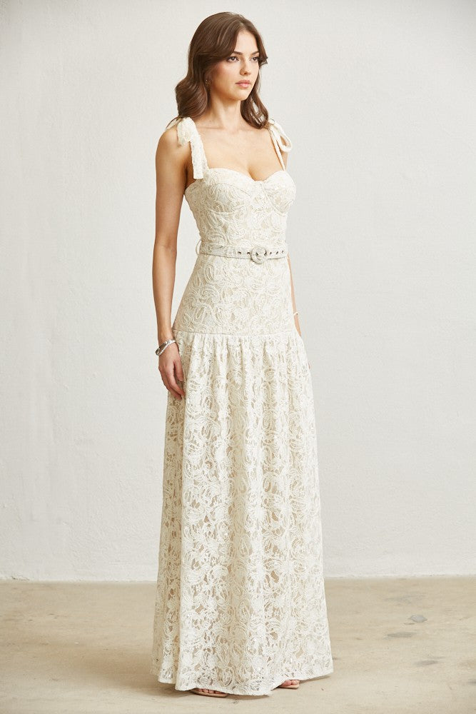 Ive Lace Drop-waist Dress