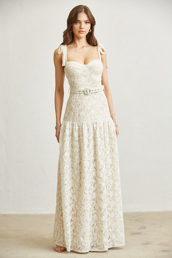 Ive Lace Drop-waist Dress
