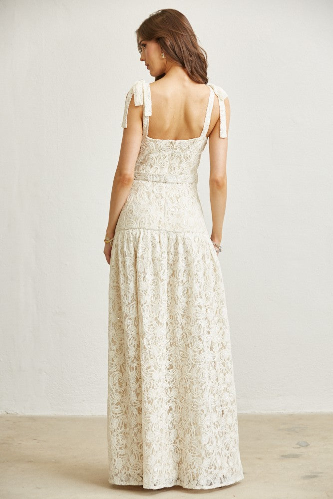Ive Lace Drop-waist Dress