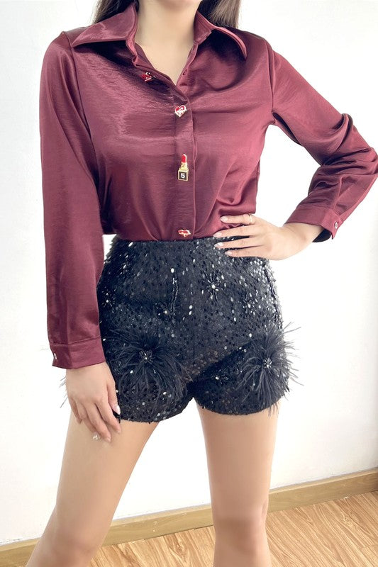 Heartbeat blouse