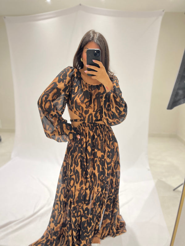 HYLDA Leopard Maxi Dress