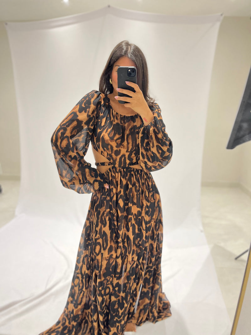 HYLDA Leopard Maxi Dress