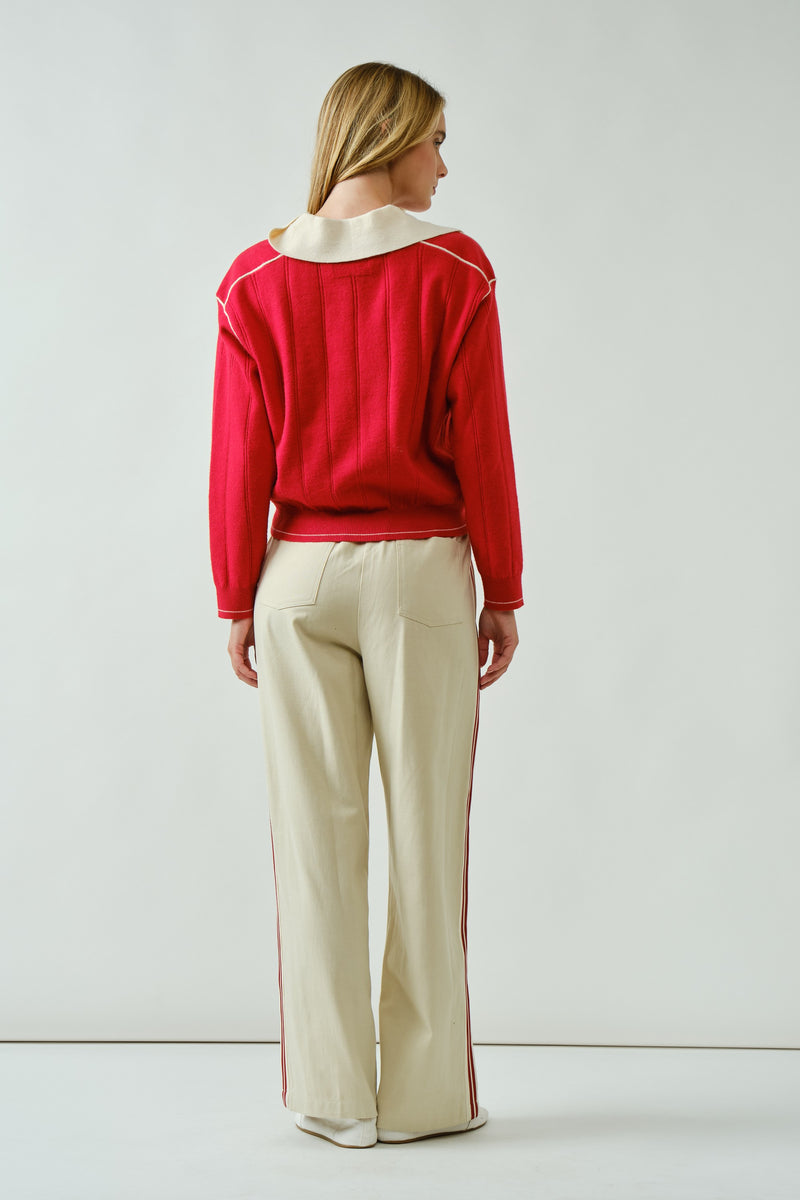 Marie Striped Jogger Pants