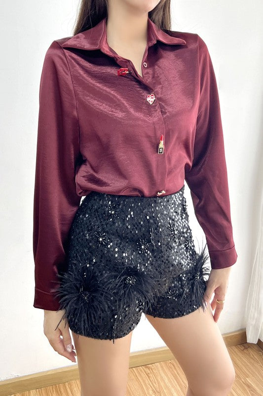 Heartbeat blouse