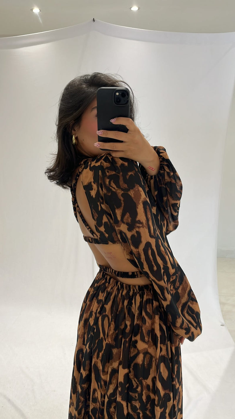 HYLDA Leopard Maxi Dress