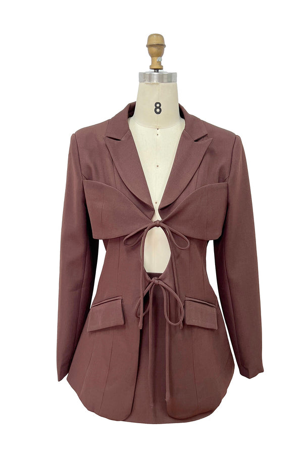 Pamela Blazer Skirt Set