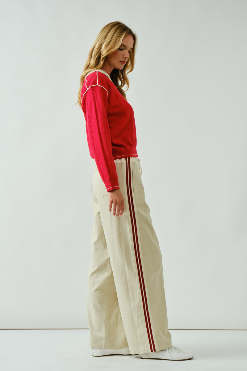 Marie Striped Jogger Pants