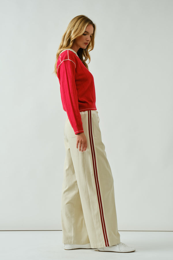 Marie Striped Jogger Pants
