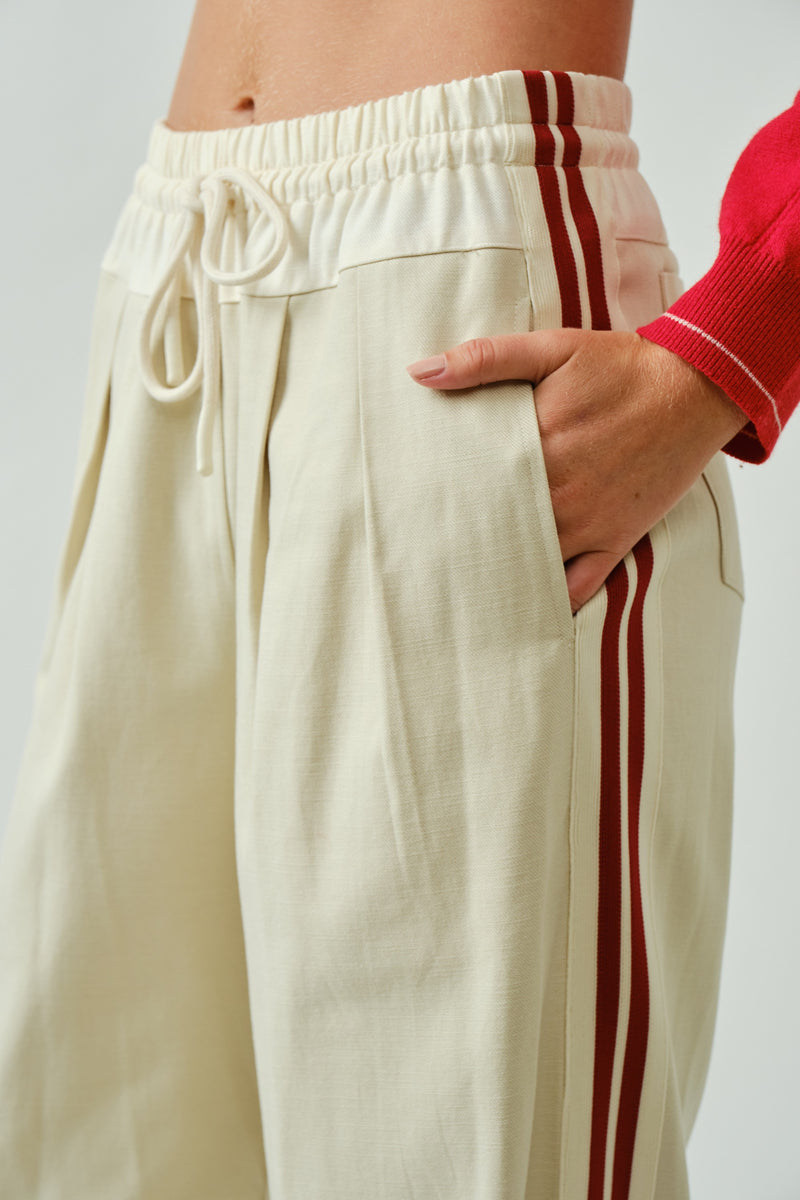 Marie Striped Jogger Pants