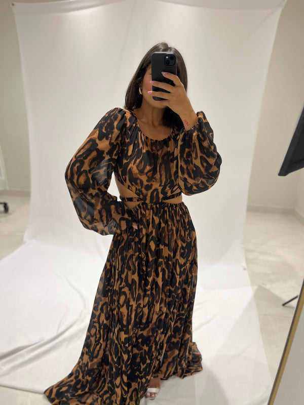 HYLDA Leopard Maxi Dress