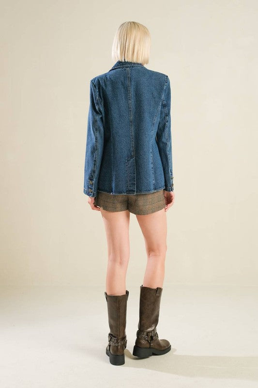 Heritage denim blazer