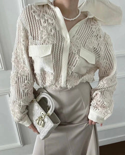 The Mariana Lace Blouse