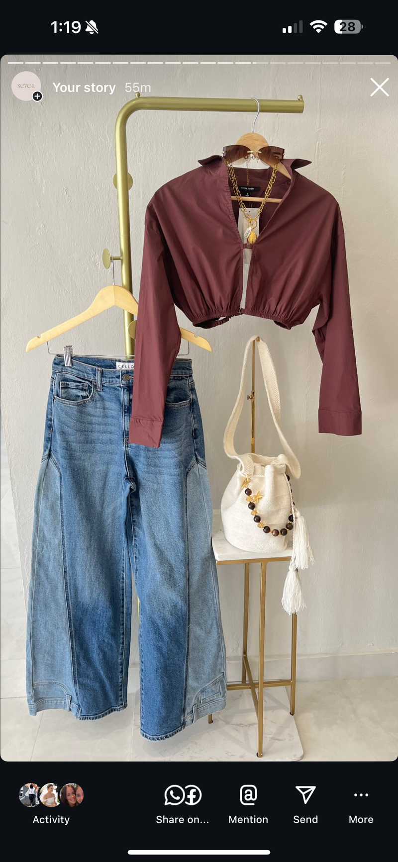 Cristina Upside Down Jeans