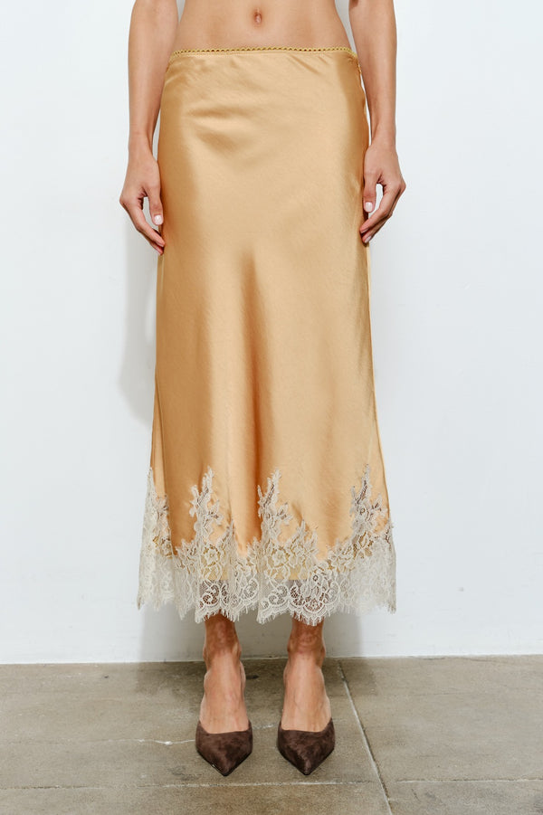 MariG Satin Lace Skirt