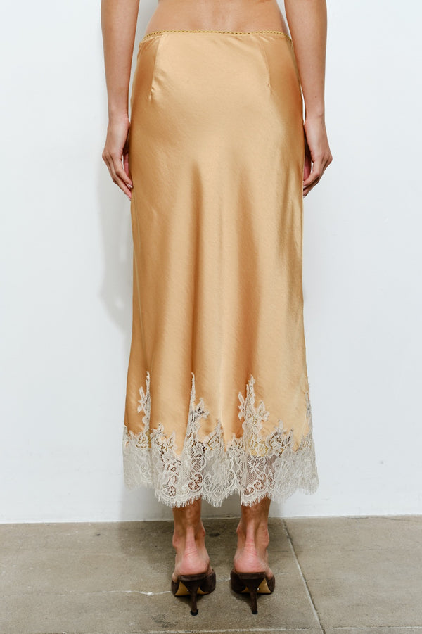 MariG Satin Lace Skirt