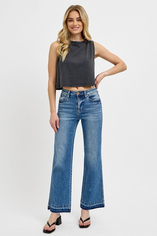 High rise jeans