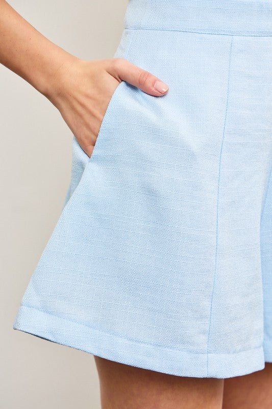 Sky blue romper