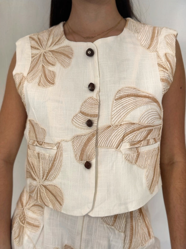 Tulum Embroidered Top